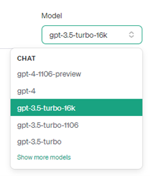 chatgpt-model-seletion